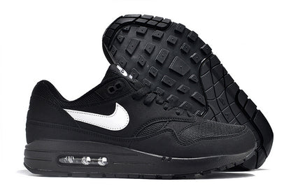 Tênis Nike Air Max 1 Black White Swoosh (Sob encomenda)