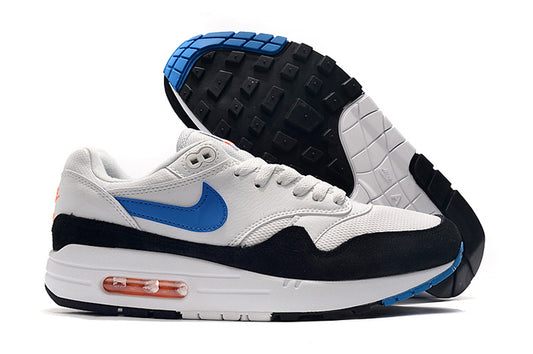 Tênis Nike Air Max 1 Highlighted in Photo Blue and Total Orange Style (Sob encomenda)