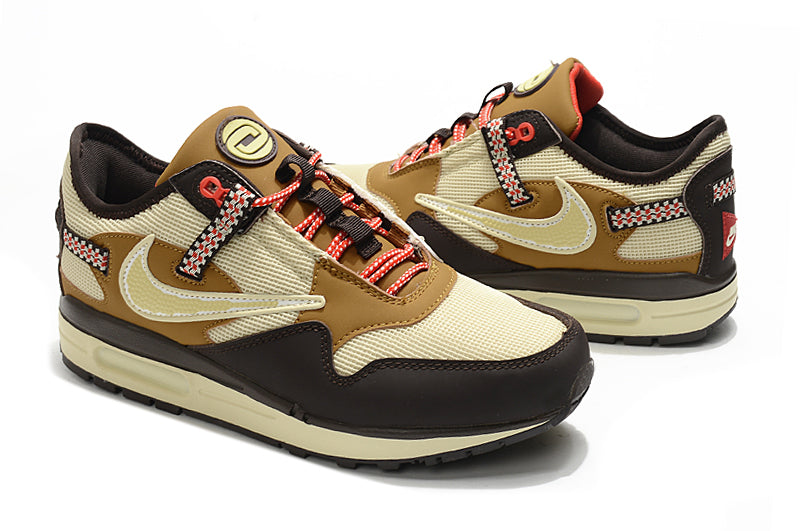 Tênis Nike Air Max 1 Travis Scott Cactus Jack Baroque Brown (Sob encomenda)