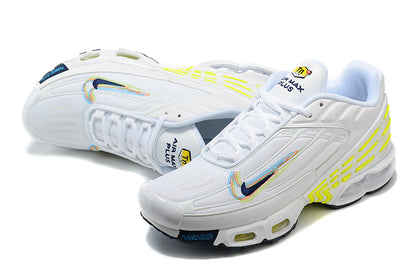 Tênis Nike Air Max Plus 3 3D Swoosh White Volt (Sob encomenda)