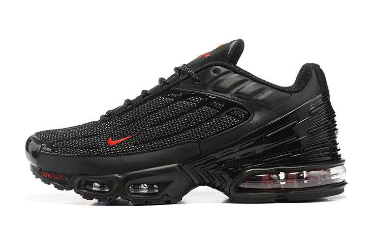 Tênis Nike Air Max Plus 3 Black Reflective Silver University Red (Sob encomenda)