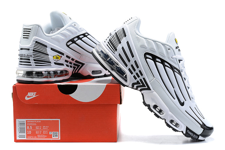 Tênis Nike Air Max Plus 3 Leather White Black (Sob encomenda)