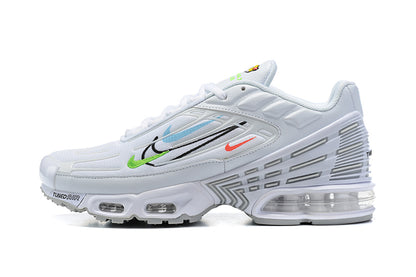 Tênis Nike Air Max Plus 3 White Multi Swoosh (Sob encomenda)