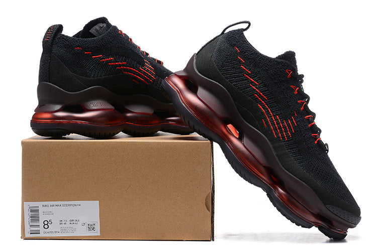 Tênis Nike Air Max Scorpion FK Black University Red (Sob encomenda)