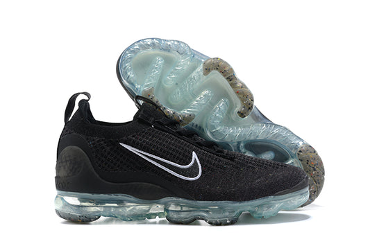 Tênis Nike Air VaporMax 2021 Flyknit Black Metallic Silver (Sob encomenda)