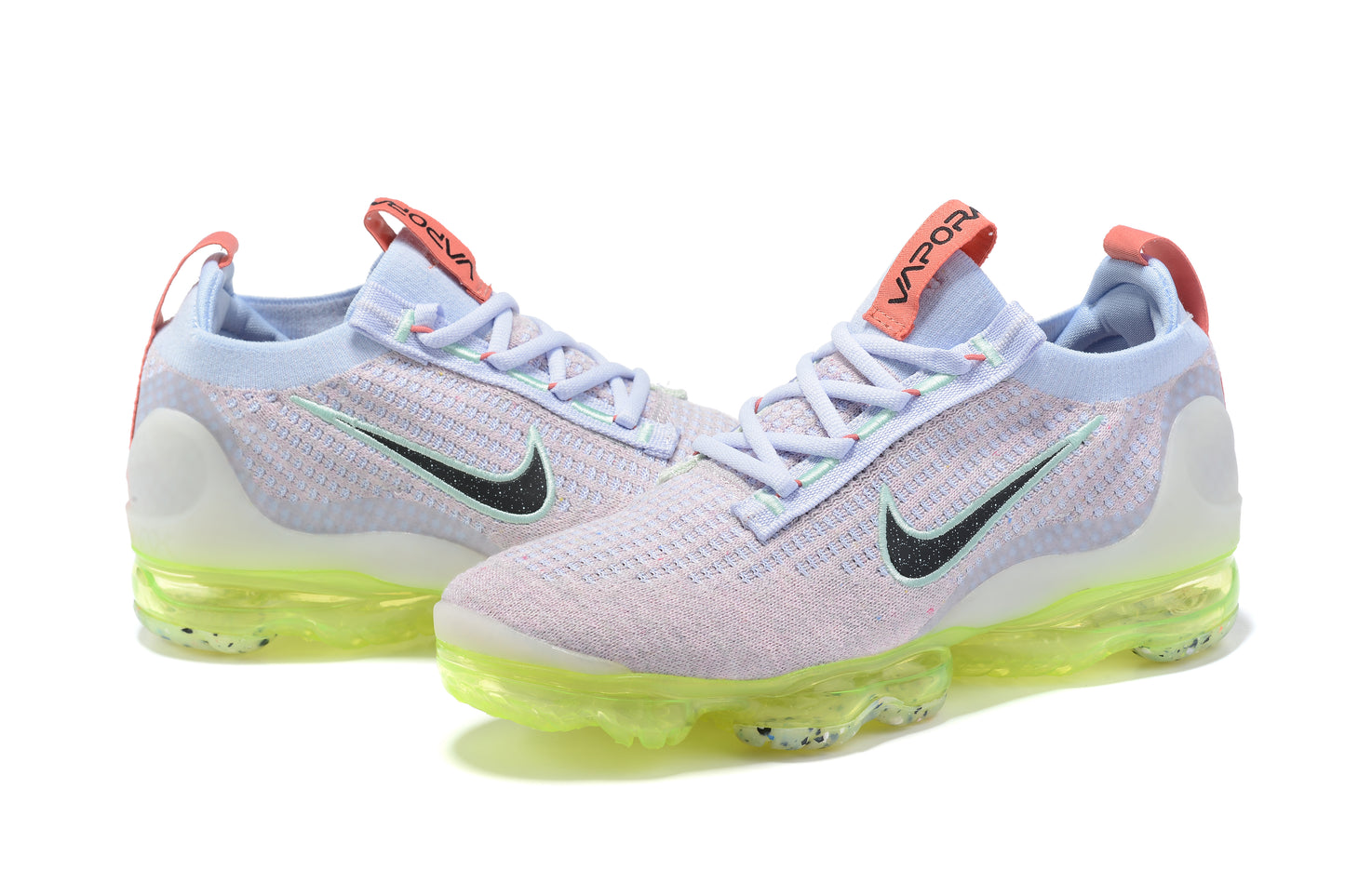 Tênis Nike Air VaporMax 2021 Flyknit Light Bone Lime Ice (Sob encomenda)