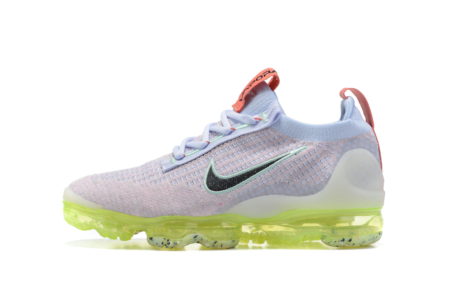 Tênis Nike Air VaporMax 2021 Flyknit Light Bone Lime Ice (Sob encomenda)