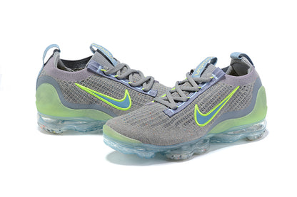 Tênis Nike Air VaporMax 2021 Flyknit Particle Grey Liquid Lime (Sob encomenda)