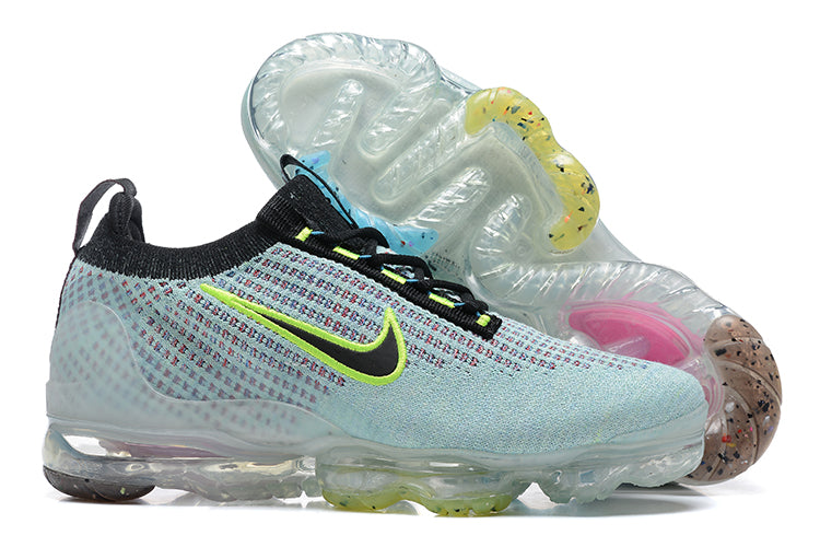 Tênis Nike Air VaporMax 2021 Flyknit Volt Photo Blue (Sob encomenda)