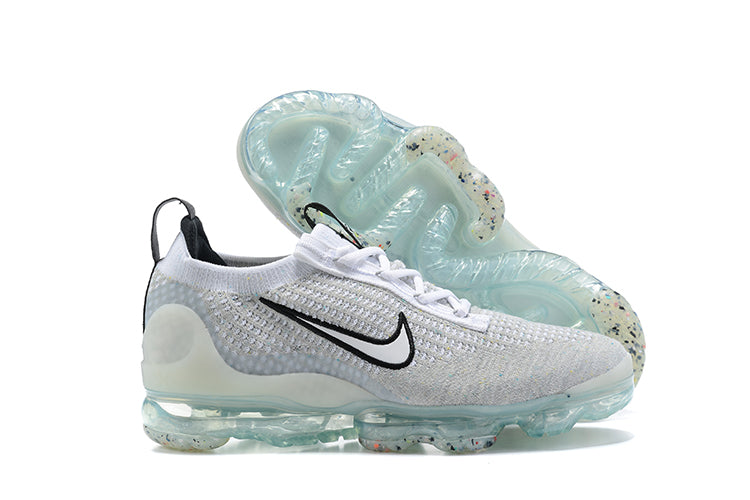 Tênis Nike Air VaporMax 2021 Flyknit White Metallic Silver (Sob encomenda)