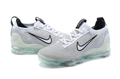 Tênis Nike Air VaporMax 2021 Flyknit White Metallic Silver (Sob encomenda)