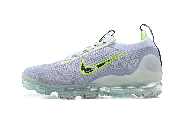 Tênis Nike Air VaporMax 2021 Flyknit Wolf Grey White Volt (Sob encomenda)