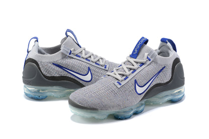 Tênis Nike Air VaporMax 2021 Flyknit Grey Blue (Sob encomenda)