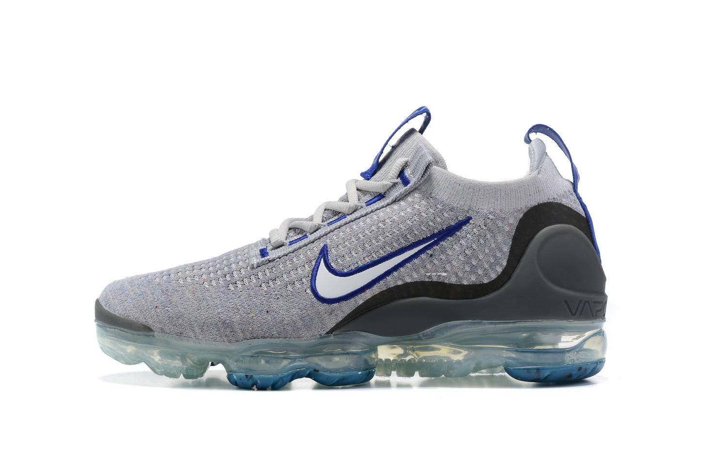 Tênis Nike Air VaporMax 2021 Flyknit Grey Blue (Sob encomenda)