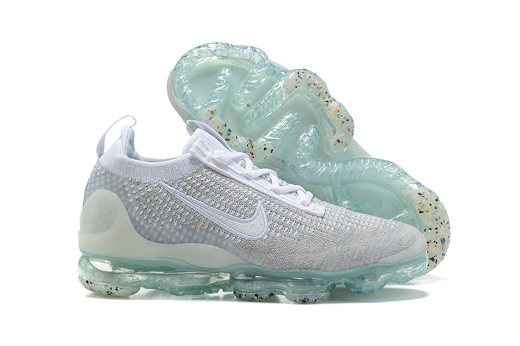 Tênis Nike Air VaporMax 2021 Flyknit White Pure Platinum (Sob encomenda)