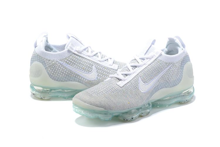 Tênis Nike Air VaporMax 2021 Flyknit White Pure Platinum (Sob encomenda)