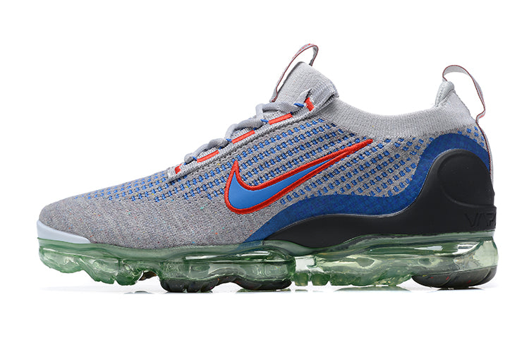 Tênis Nike Air VaporMax 2021 Flyknit Wolf Grey Medium Blue (Sob encomenda)