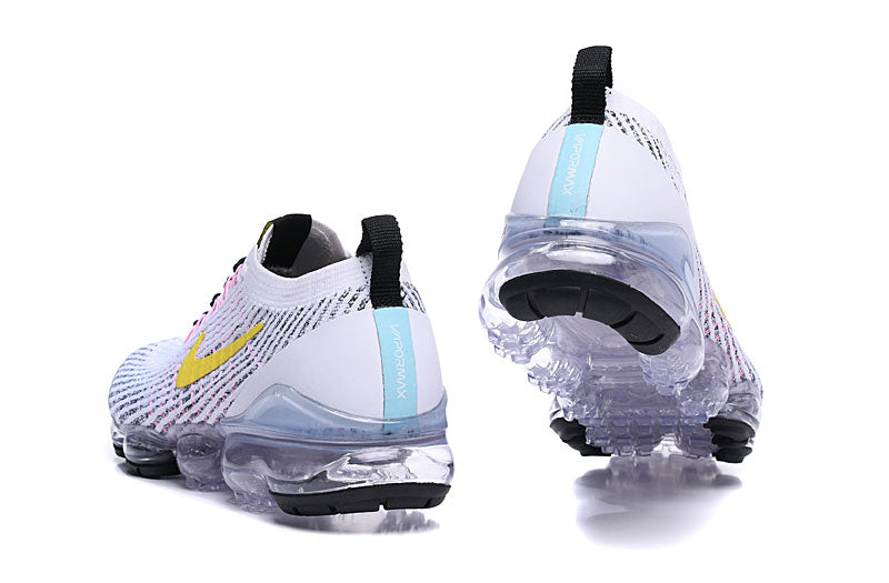 Tênis Nike Air VaporMax Flyknit 3 White Dynamic Yellow (Sob encomenda)