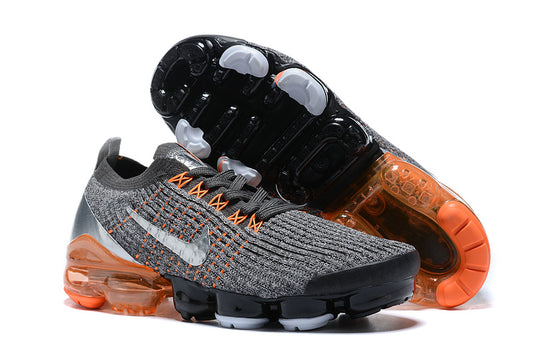 Tênis Nike Air VaporMax Flyknit 3 Dark Grey Total Orange (Sob encomenda)