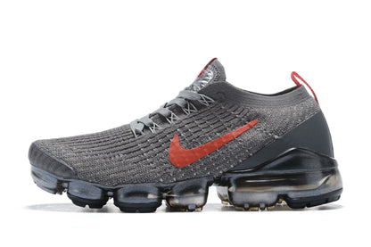 Tênis Nike Air VaporMax Flyknit 3 Grey Track Red (Sob encomenda)