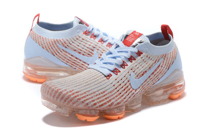 Tênis Nike Air VaporMax Flyknit 3 Hydrogen Blue Orange Pulse (Sob encomenda)