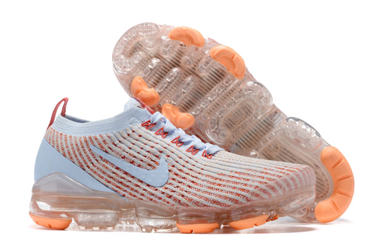 Tênis Nike Air VaporMax Flyknit 3 Hydrogen Blue Orange Pulse (Sob encomenda)