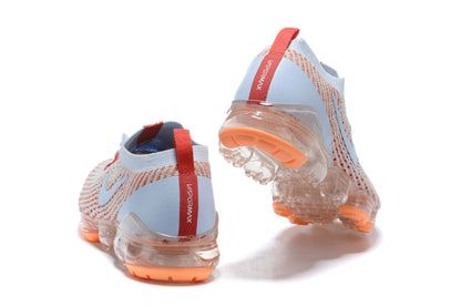 Tênis Nike Air VaporMax Flyknit 3 Hydrogen Blue Orange Pulse (Sob encomenda)