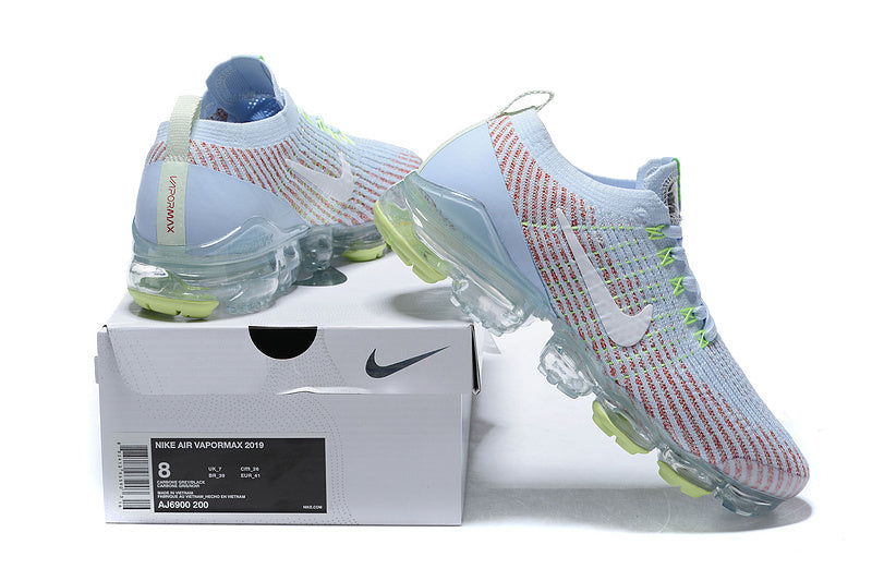 Tênis Nike Air VaporMax Flyknit 3 Hydrogen Blue Volt (Sob encomenda)