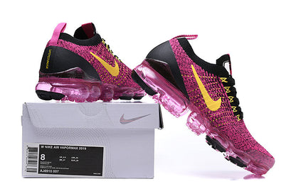 Tênis Nike Air VaporMax Flyknit 3 Laser Fuchsia Laser Orange (Sob encomenda)