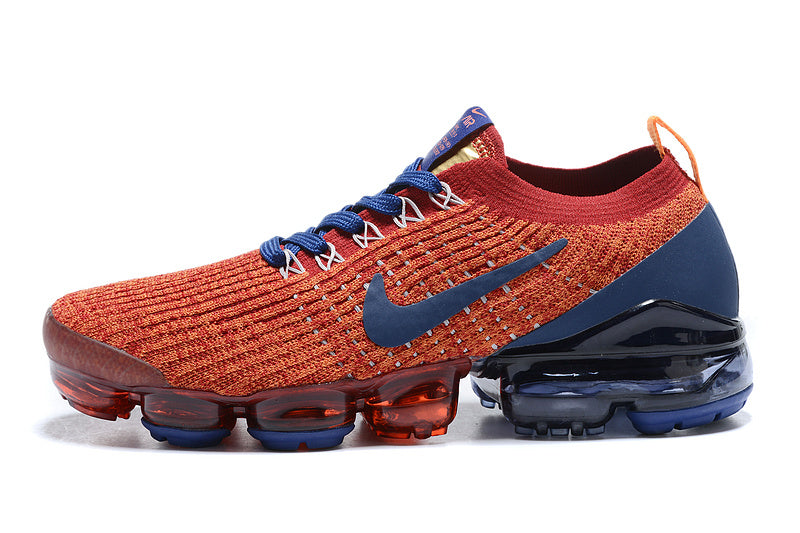 Tênis Nike Air VaporMax Flyknit 3 Noble Red Blue Void (Sob encomenda)