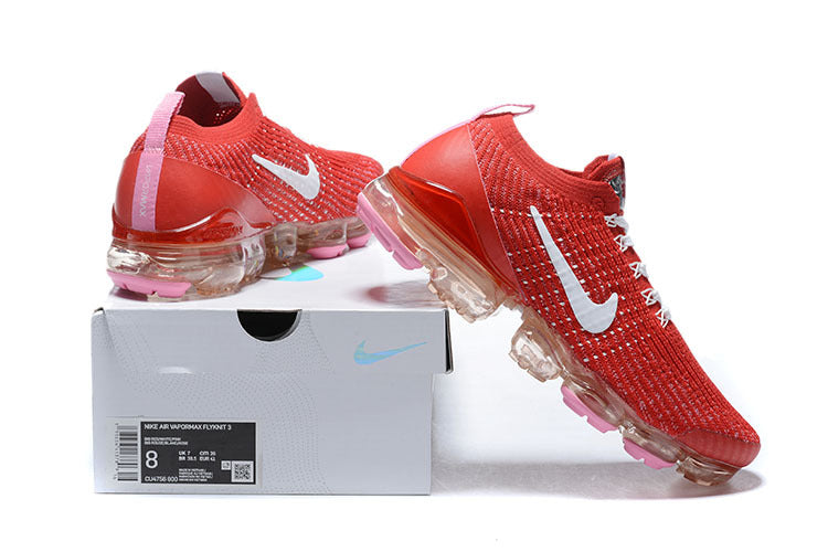 Tênis Nike Air VaporMax Flyknit 3 Track Red Magic Flamingo (Sob encomenda)