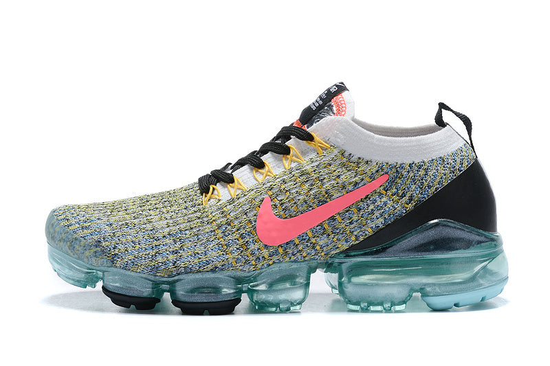 Tênis Nike Air VaporMax Flyknit 3 Turquoise Crimson (Sob encomenda)