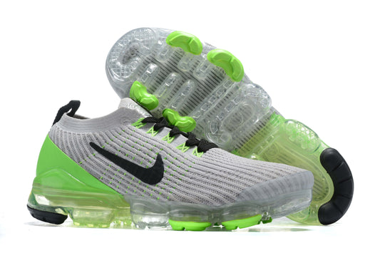 Tênis Nike Air VaporMax Flyknit 3 Vast Grey Electric Green (Sob encomenda)