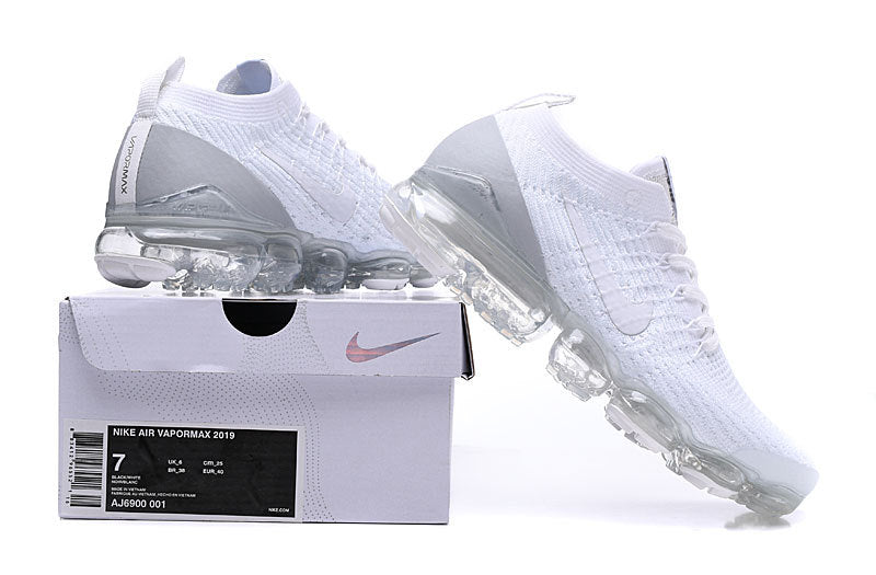 Tênis Nike Air VaporMax Flyknit 3 White Pure Platinum (Sob encomenda)