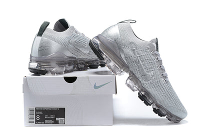 Tênis Nike Air VaporMax Flyknit 3 White Reflect Silver (Sob encomenda)