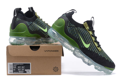 Tênis Nike Air VaporMax 2021 Flyknit Black Chlorophyll Cargo Khaki (Sob encomenda)