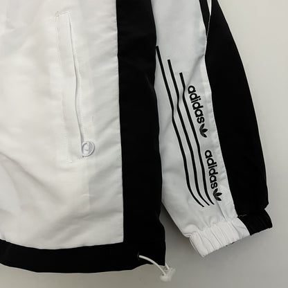 Corta Vento Adidas White and Black (Sob encomenda)