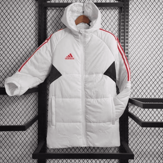 Corta Vento Adidas White and Red (Sob encomenda)