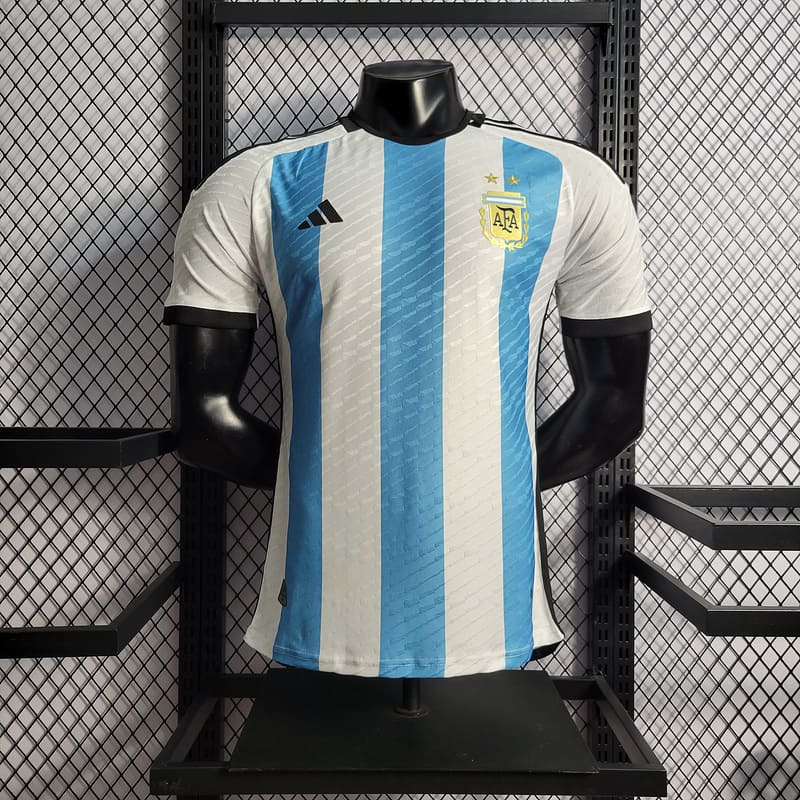 Camisa Argentina I 2022 Jogador (Sob encomenda)