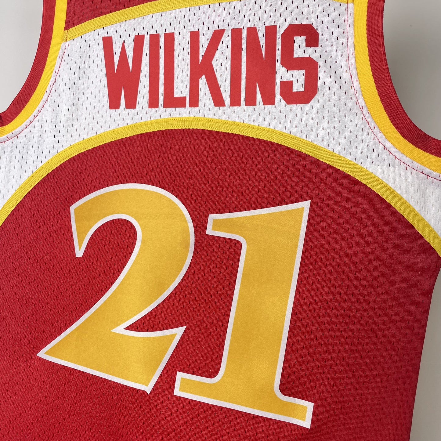 Regata Atlanta Hawks NBA 1986 Mitchell And Ness Hardwood Classics Masculina (Sob encomenda)