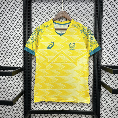 Camisa Austrália I 'Olimpíadas' 2024 Torcedor (Sob encomenda)