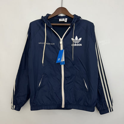 Corta Vento Adidas Mellow Ride Club Dark Blue (Sob encomenda)