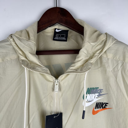 Corta Vento Nike Beige and Blue (Sob encomenda)