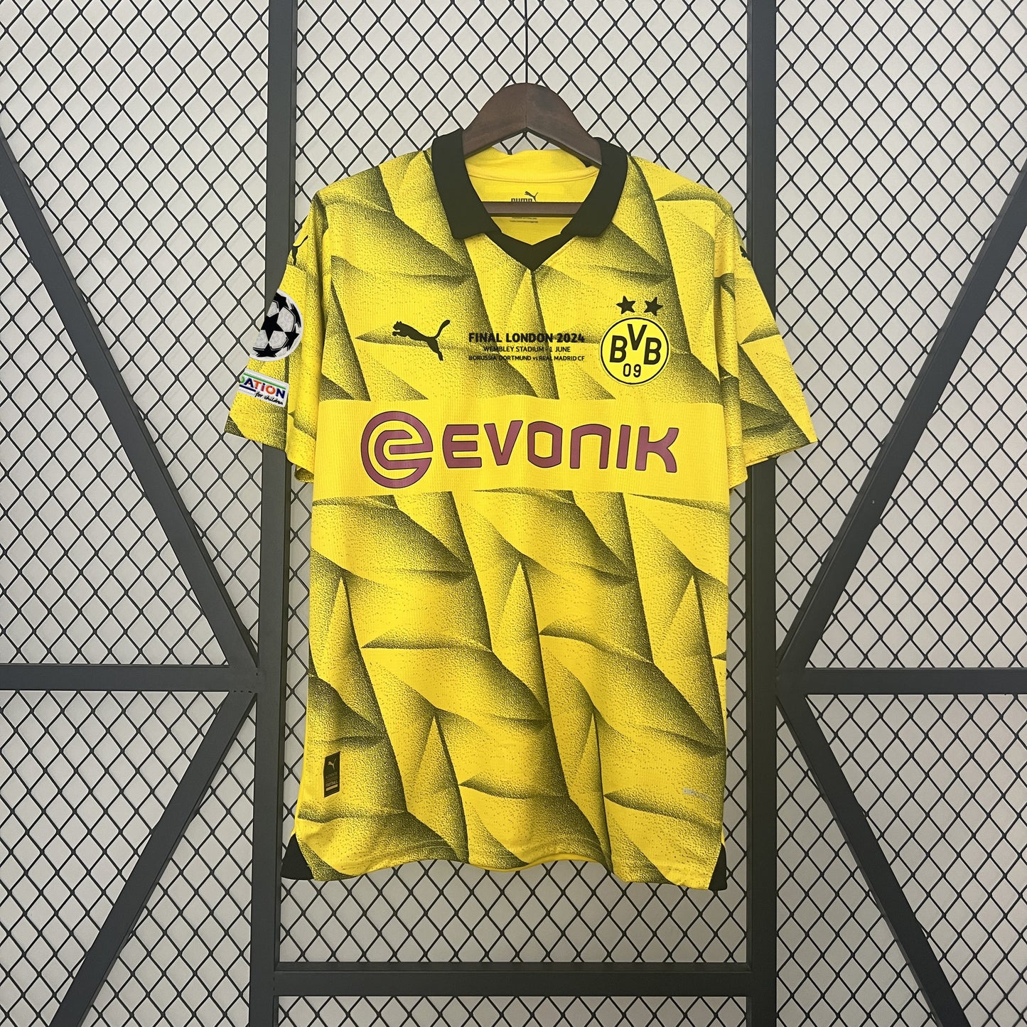 Camisa Borussia Dortmund III 'Final Champions League' 23/24 Torcedor (Sob encomenda)