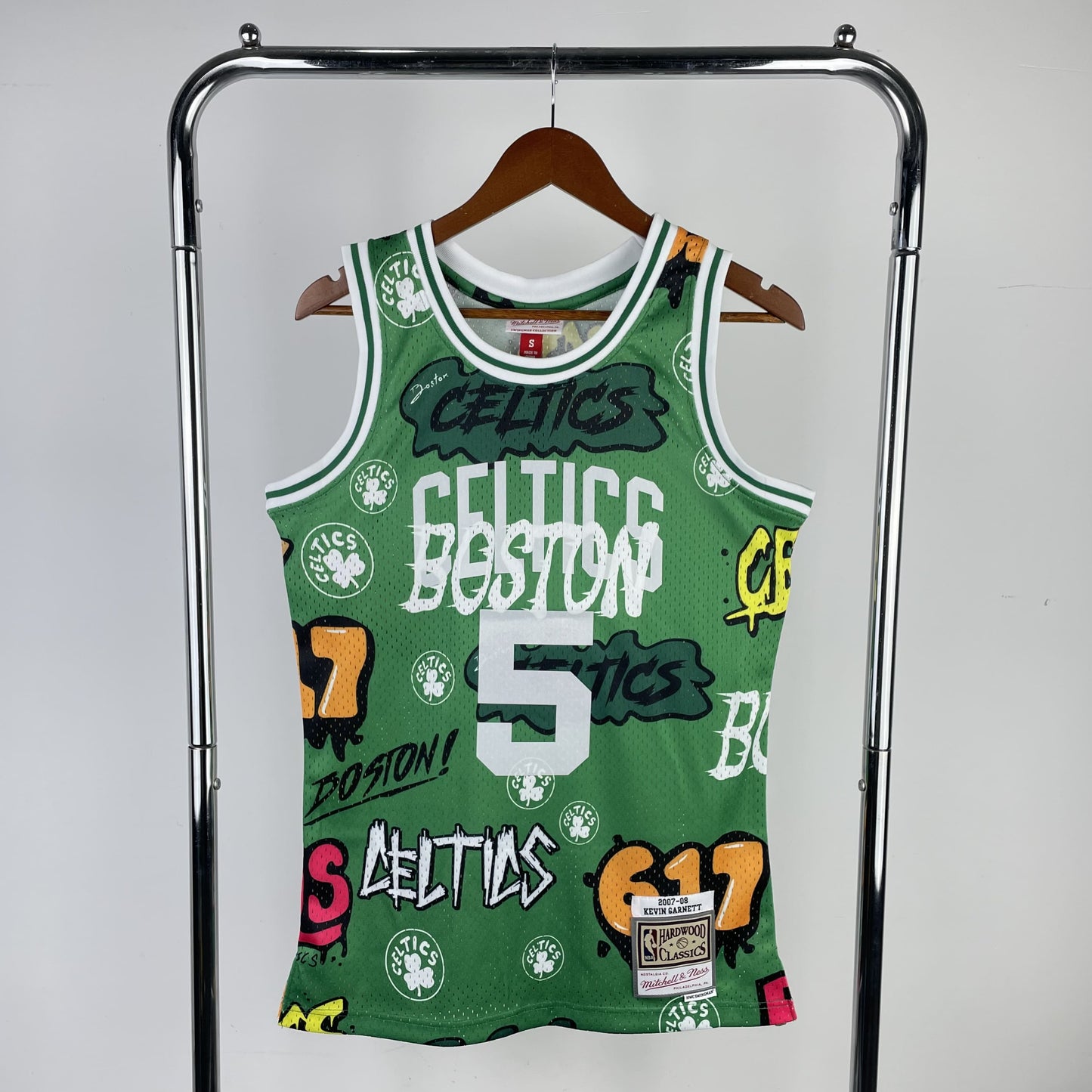 Regata Boston Celtics NBA 2007 Mitchell And Ness Hardwood Classics Masculina (Sob encomenda)