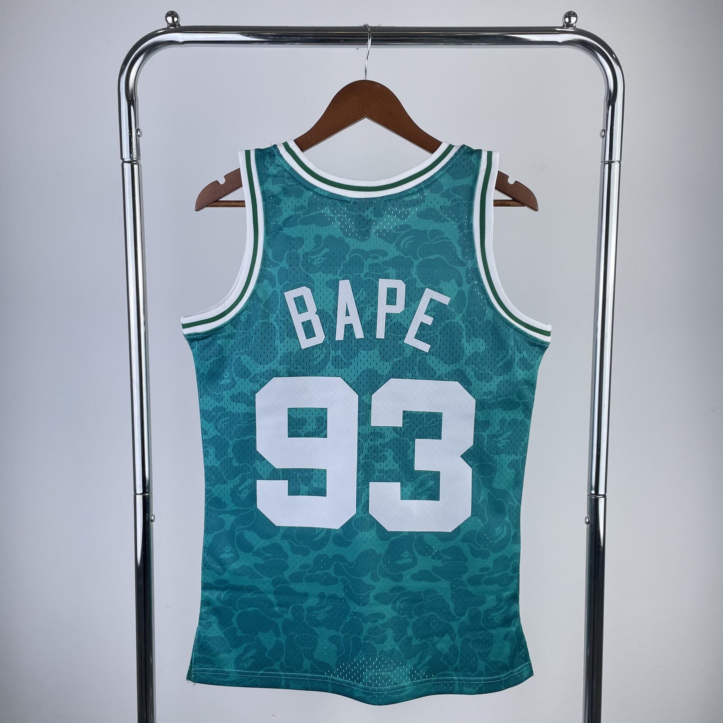 Regata Boston Celtics NBA 1985 Bape X Mitchell And Ness Hardwood Classics Masculina (Sob encomenda)