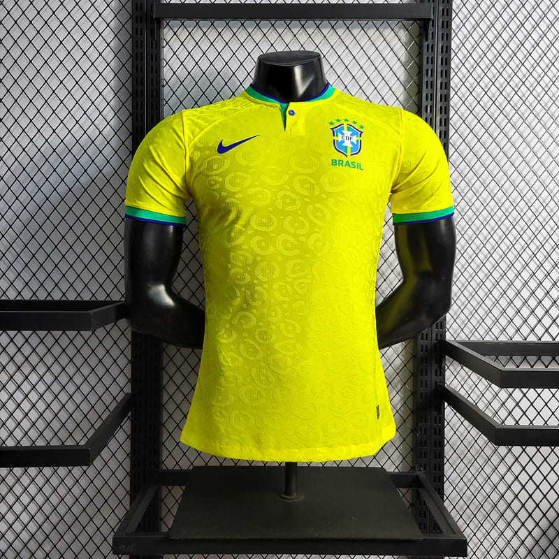 Camisa Brasil I 2022 Jogador (Sob encomenda)