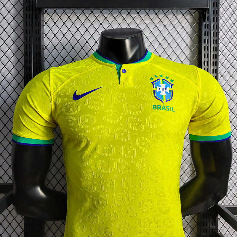 Camisa Brasil I 2022 Jogador (Sob encomenda)