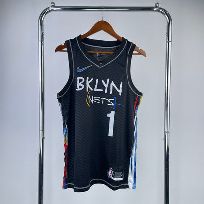 Regata Brooklyn Nets NBA 2021 City Edition Swingman Masculina (Sob encomenda)