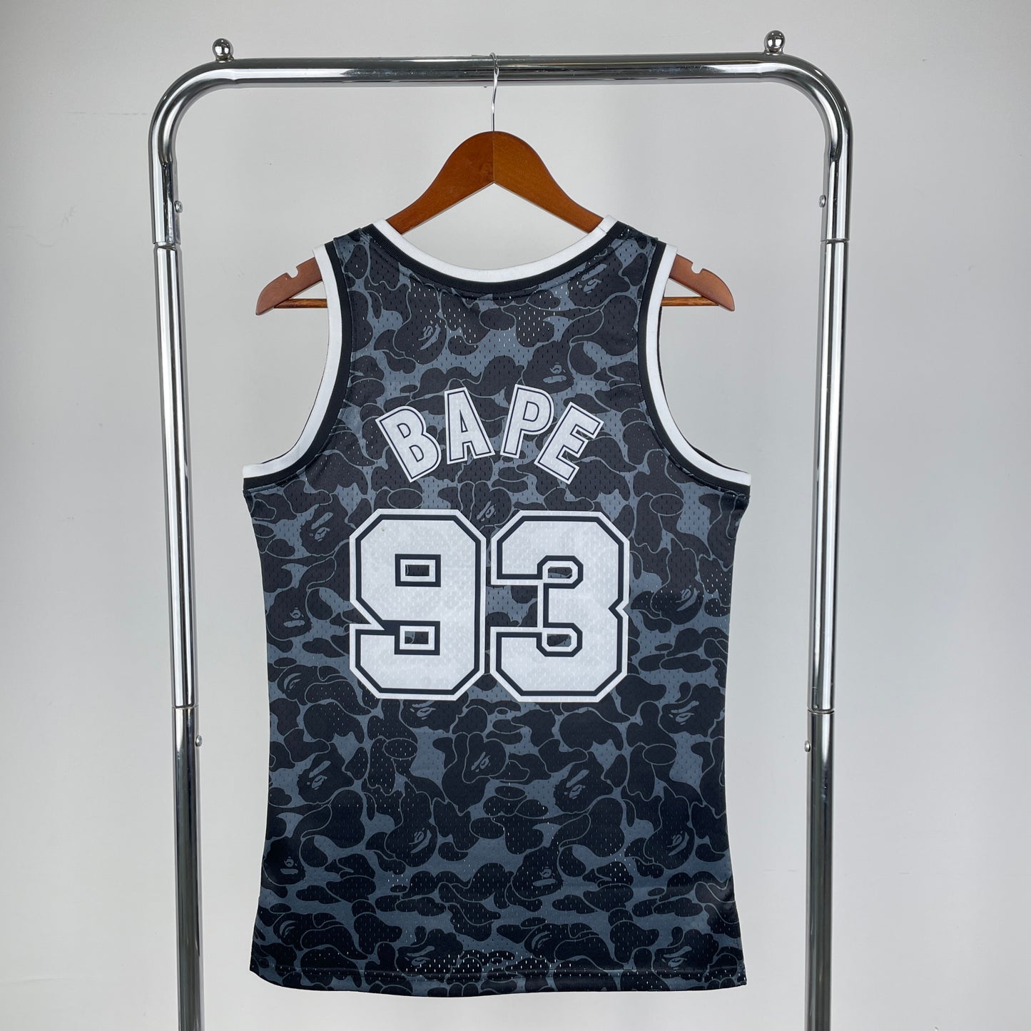 Regata Brooklyn Nets NBA 1993 Bape X Mitchell And Ness Hardwood Classics Masculina (Sob encomenda)